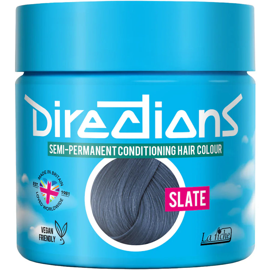 DIRECTIONS Slate Semi-permanent hair colour 100ml