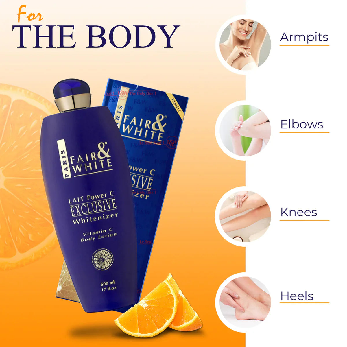 Fair & White Exclusive Body Lotion with Vitamin C 500ml