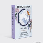 Kitsch Bridgerton X  Breathable Satin Bonnet in Garden Toile