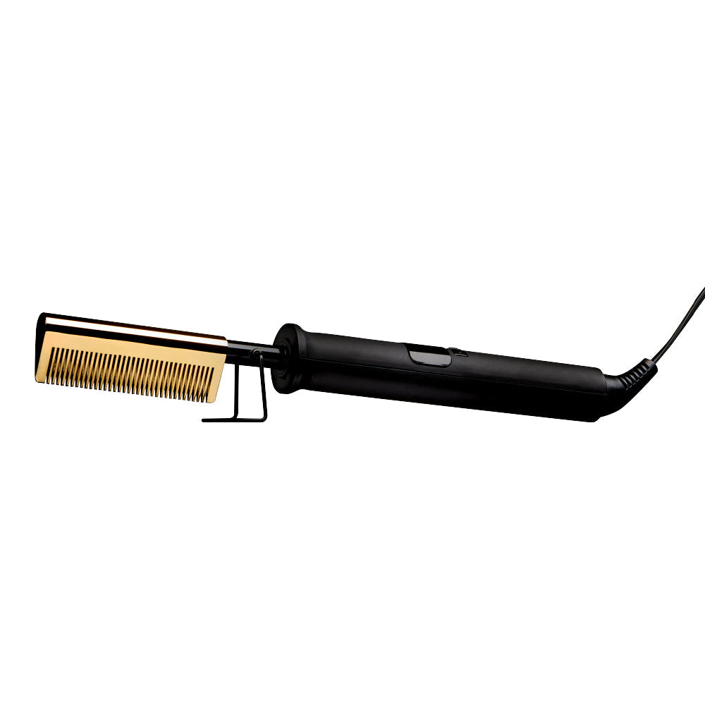 Red By Kiss Hot Styler Curved Teeth Teeth Pressing Comb