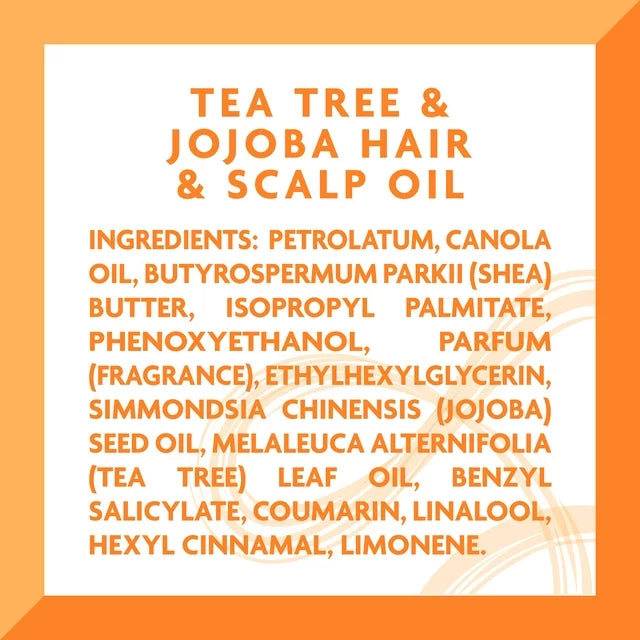 Cantu Classic Tea Tree & Jojoba Hair & Scalp Oil 180ml/6oz
