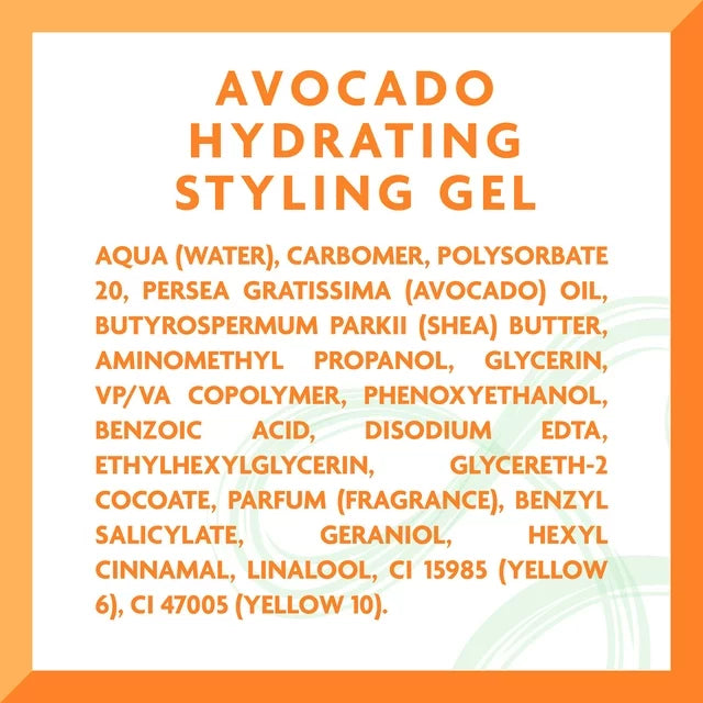 Cantu Avocado Paraben-Free Hydrating Styling Gel 524g/18.5oz