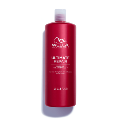 Wella Professionals Ultimate Repair Shampoo, Professional Lightweight Shampoo for Damaged Hair 1000 ml