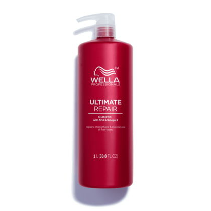 Wella Professionals Ultimate Repair Shampoo, Professional Lightweight Shampoo for Damaged Hair 1000 ml