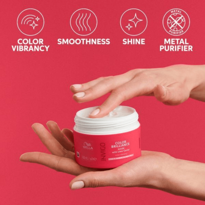 Wella Professionals Invigo Colour Brilliance Vibrant Colour Mask Fine/Normal Hair 500ml