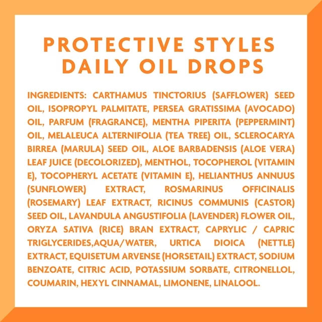 Cantu Protective Styles Daily Oil Drops 59ml/2oz