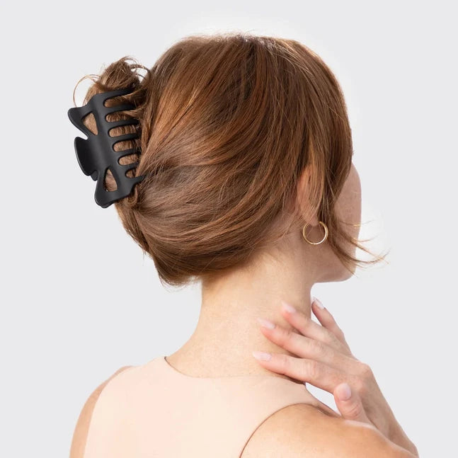 Kitsch Recycled Plastic Large Claw Clip 2pc Set - Black & Tort