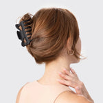 Kitsch Recycled Plastic Large Claw Clip 2pc Set - Black & Tort