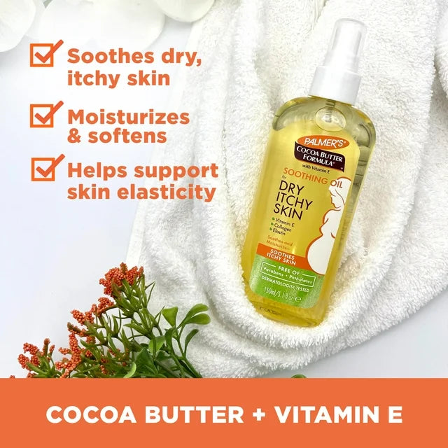 Palmer’s Cocoa Butter Soothing Oil for Dry Itchy Skin 150ml