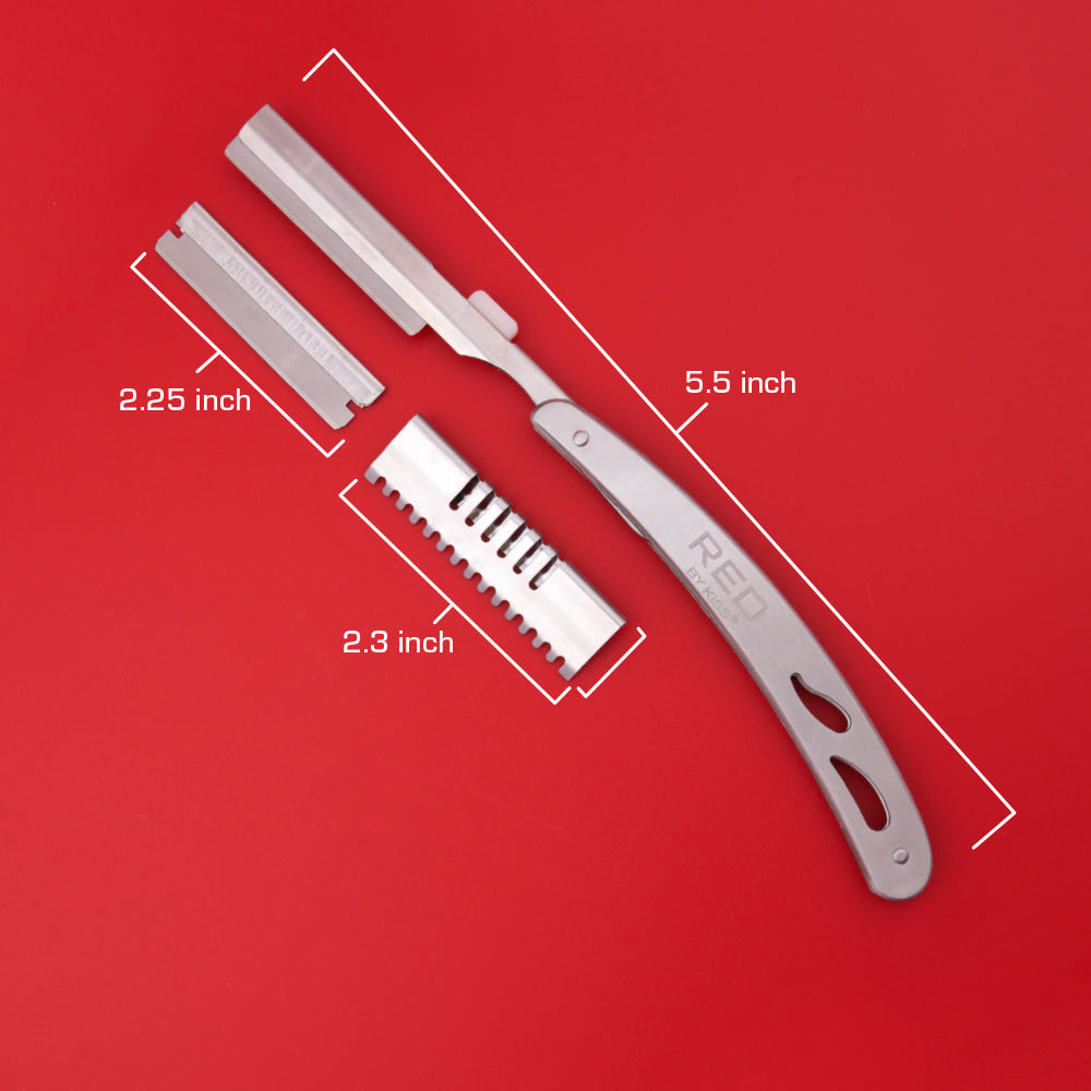 Red By Kiss Stainless Steel Hair Shaper with 5pcs Blades