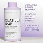 OLAPLEX NO.4P BLONDE HAIR HYDRATING AND BRIGHTENING PURPLE TONING SHAMPOO 1000ML