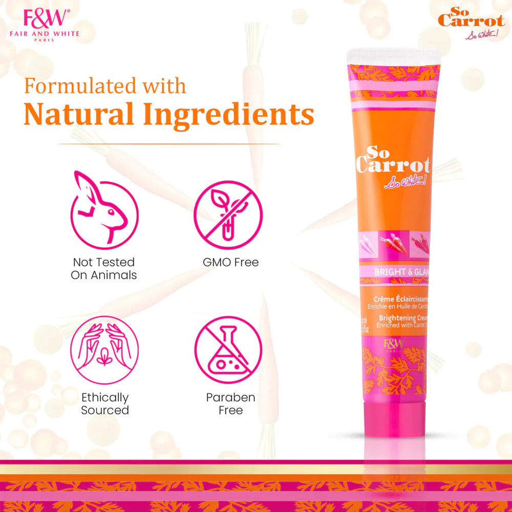 Fair & White So Carrot Face & Body Brightening Cream 50ml