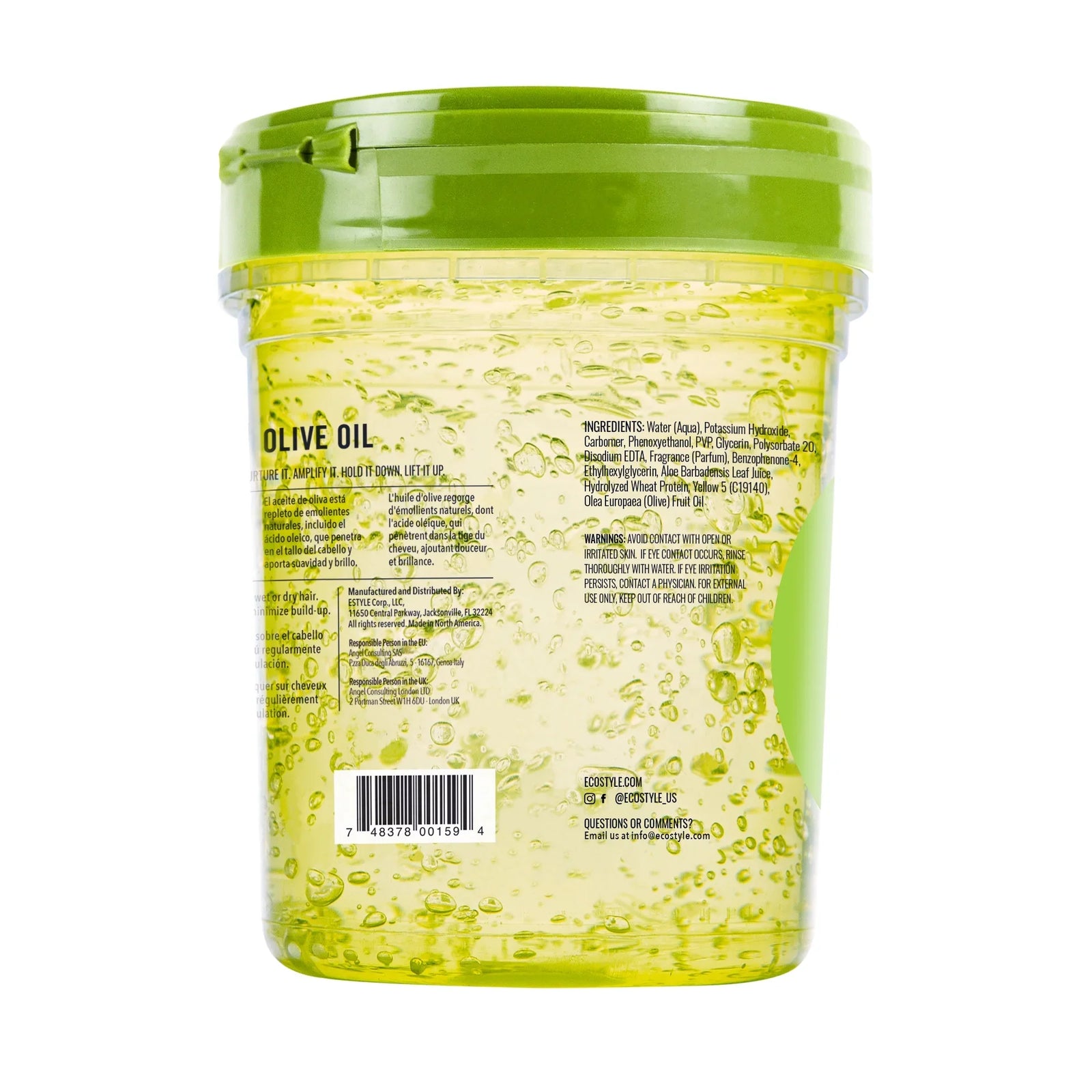 Eco Styler Olive Oil Hair Styling gel 946ml/32oz
