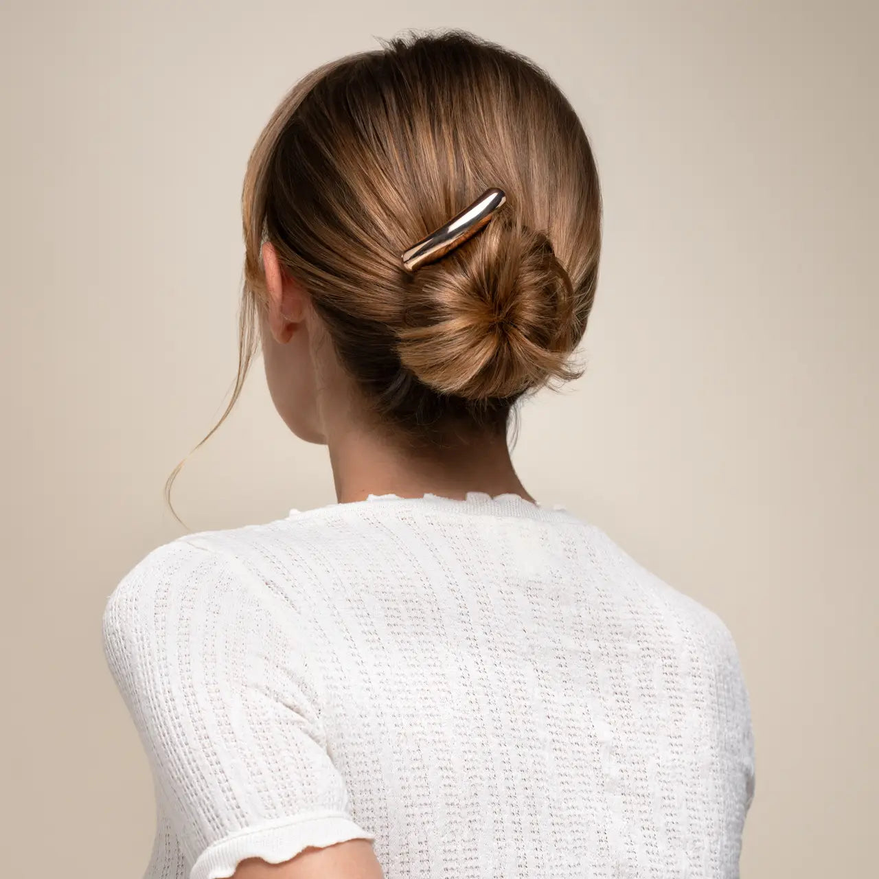 Kitsch Mini Metal Barrette French Hair Pin - Gold