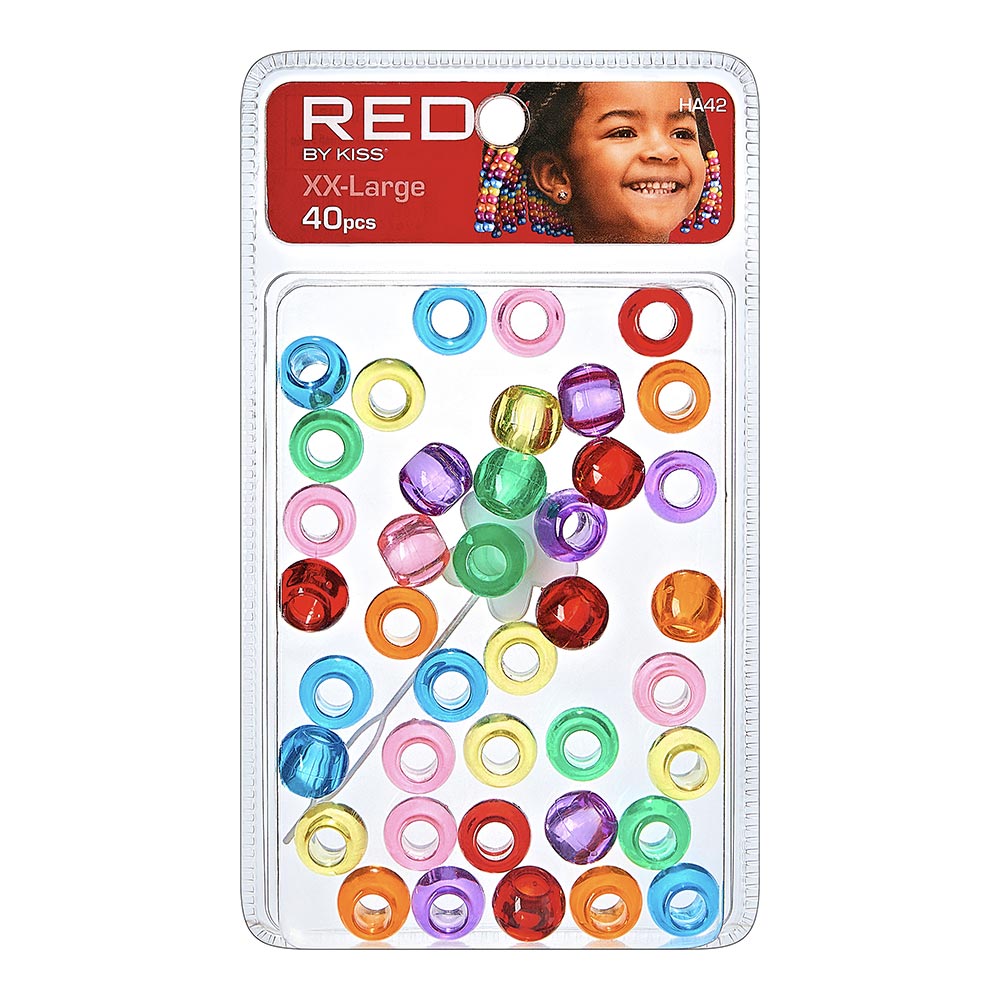 Red By Kiss XX-Large Hair Beads (40pcs)