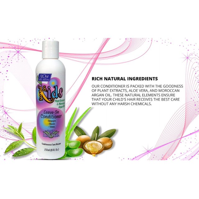 AtOne With Nature Kids Leave-In Conditioner 237ml/8oz