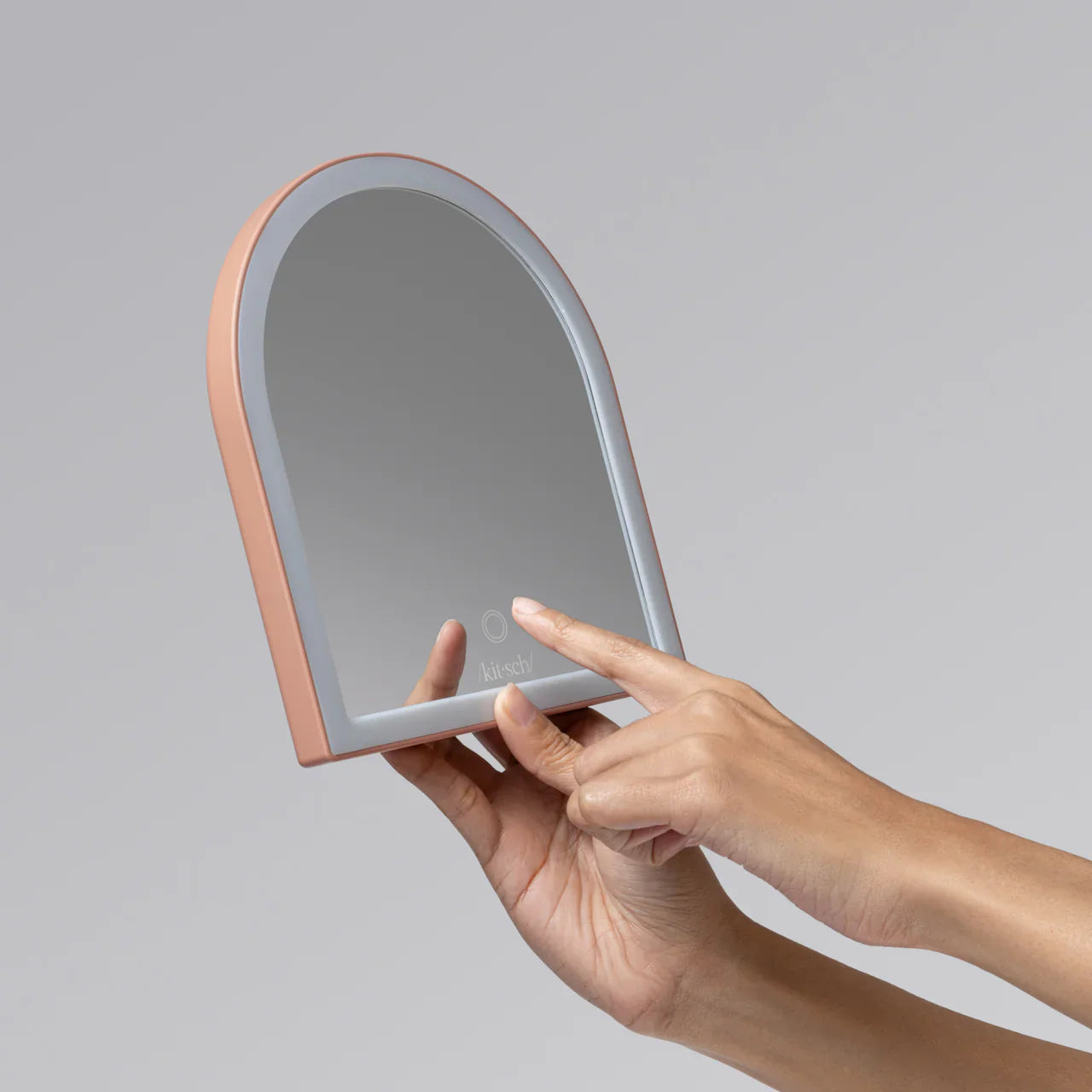Kitsch Terracotta Arch Desk Mirror