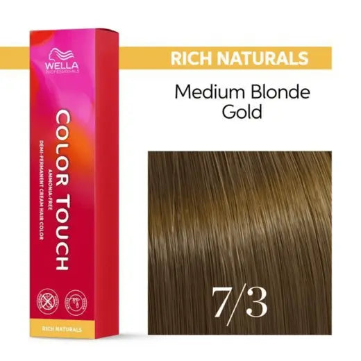 WELLA COLOR TOUCH  DEMI PERMANENT HAIR COLOUR 60 ML