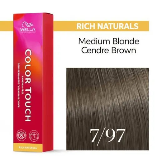 WELLA COLOR TOUCH  DEMI PERMANENT HAIR COLOUR 60 ML