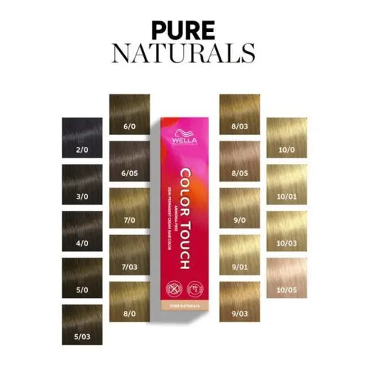 WELLA COLOR TOUCH  DEMI PERMANENT HAIR COLOUR 60 ML