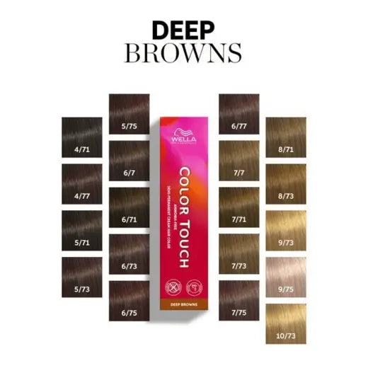 WELLA COLOR TOUCH  DEMI PERMANENT HAIR COLOUR 60 ML