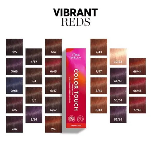 WELLA COLOR TOUCH  DEMI PERMANENT HAIR COLOUR 60 ML