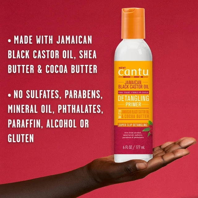 Cantu Jamaican Black Castor Oil Detangling Primer 177ml/6oz