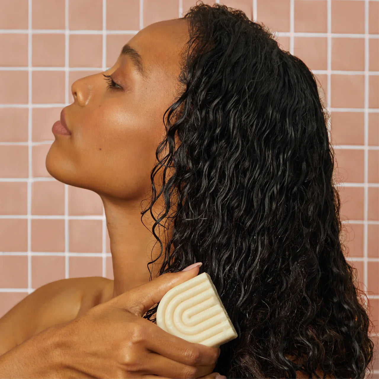 Kitsch Coconut Oil Conditioner Bar for Dry Damaged Hair 77g