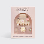 Kitsch pop Cloud Clip 7pc Set Vintage - Pearlized Cream