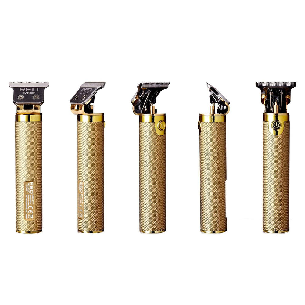 Red By Kiss Cordless Precision Blade Trimmer Gold