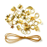 Red By Kiss  Complete Style Braid Charm Set