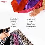 Red By Kiss Silky Satin Wrap Scarf 60″X16″