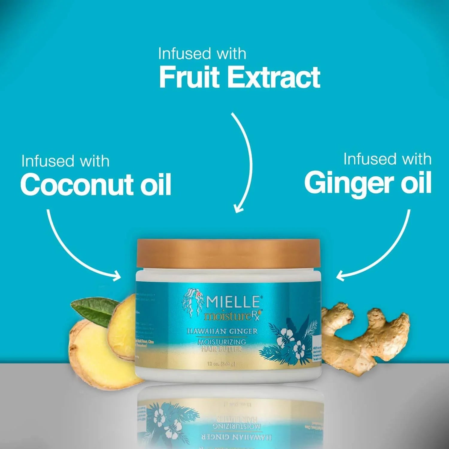 Mielle Moisture RX Hawaiian Ginger Hair Butter 12oz