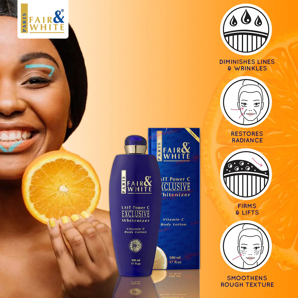 Fair & White Exclusive Body Lotion with Vitamin C 500ml