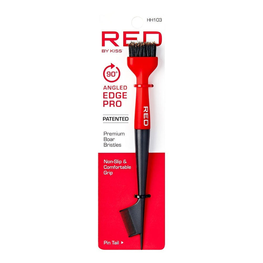 Red By Kiss 90° Angled Edge Pro Brush with Pin Tail