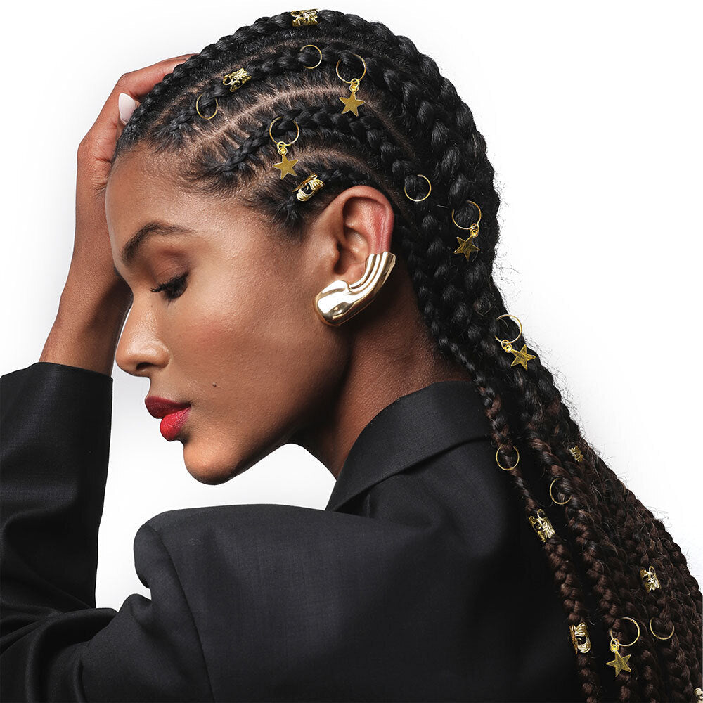 Red By Kiss  Complete Style Braid Charm Set