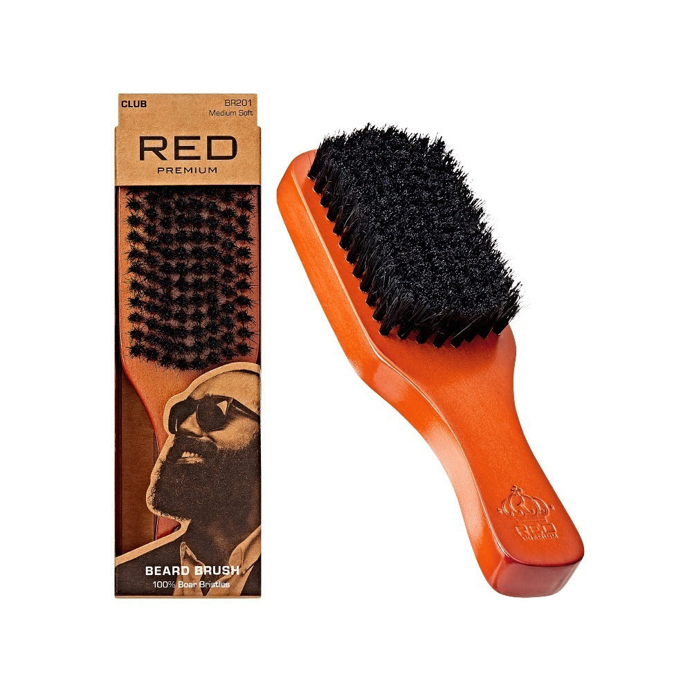 Red By Kiss Premium Beard Medium Soft Club Brush