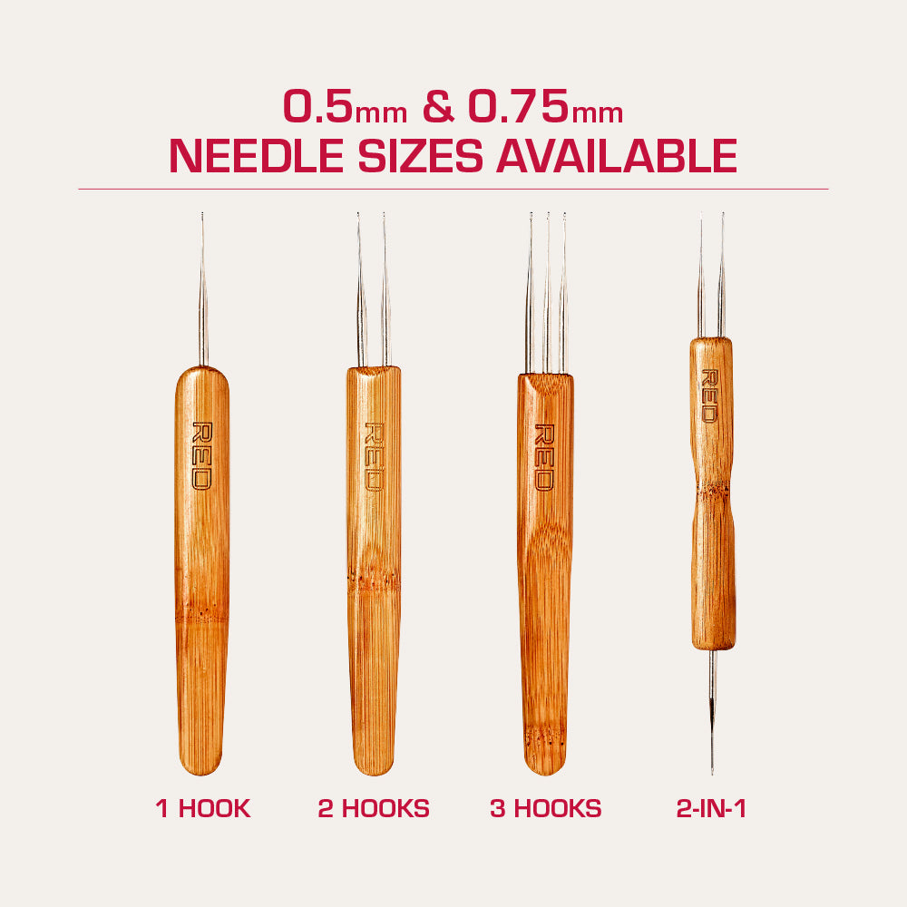 Red By Kiss Dreadlock Crochet Hook 0.75mm