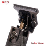 Red By Kiss Cordless Precision Blade Trimmer Cool Gray