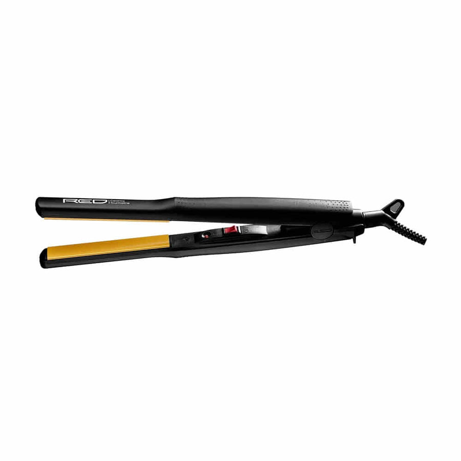 Red By Kiss 1.5" Ceramic Tourmaline Flat Iron Fast Heat Up