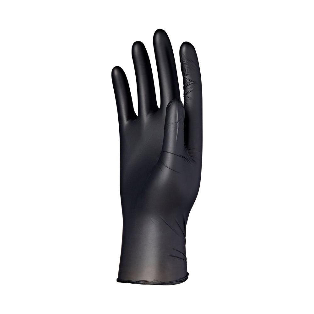Red By Kiss Black Vinyl Gloves (6pcs)  For Professionals & Beginners