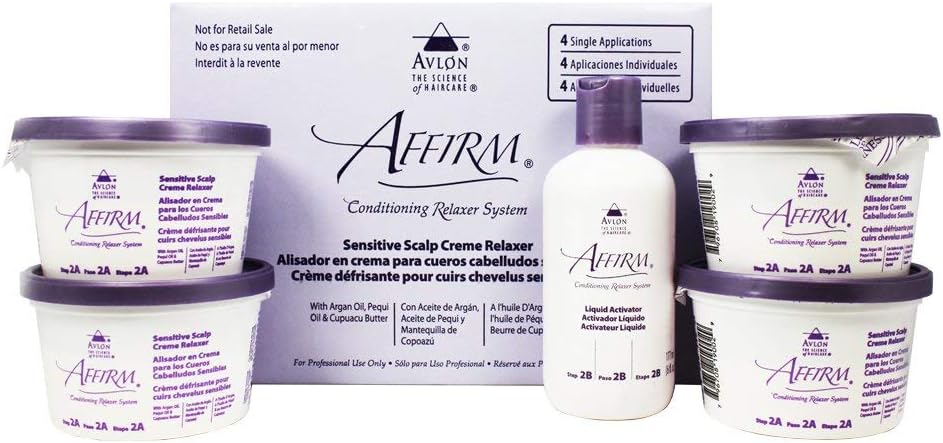 Avlon Affirm Sensitive Scalp Cream Conditioning Relaxer Kit