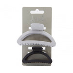 LA MODA SOFT TOUCH MIX CLAW CLAMP 2PK