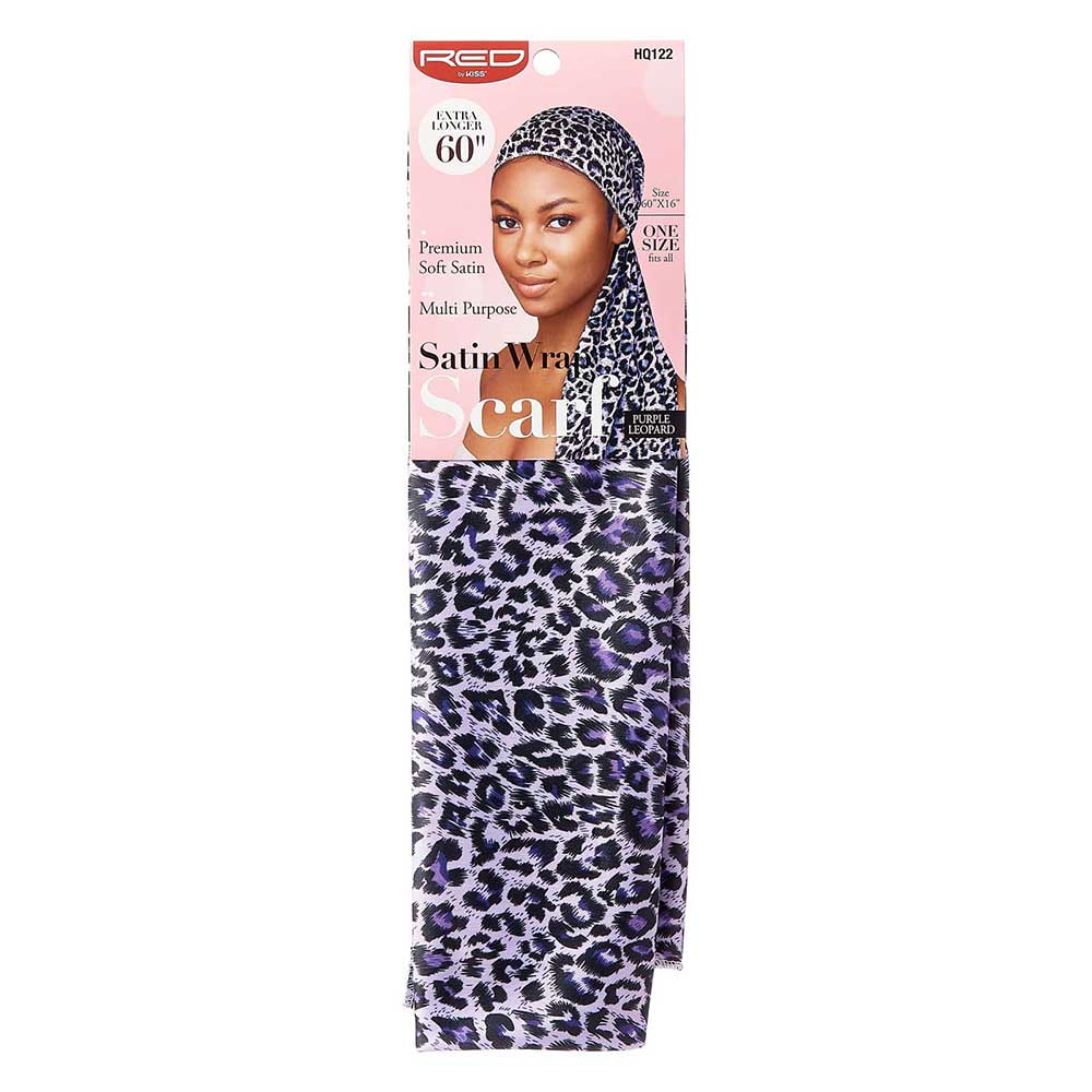 Red By Kiss Silky Satin Wrap Scarf 60″X16″