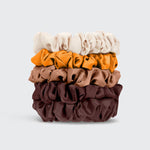 Kitsch Satin Petite Scrunchies 5pc Set - Sedona