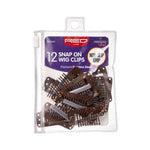 Red By Kiss Wig Clips (12pcs) Brown Large