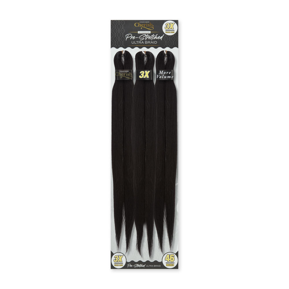 Cherish Ultimate Comfort Pre-Stretched Ultra Braid Hair 3X pack 46"