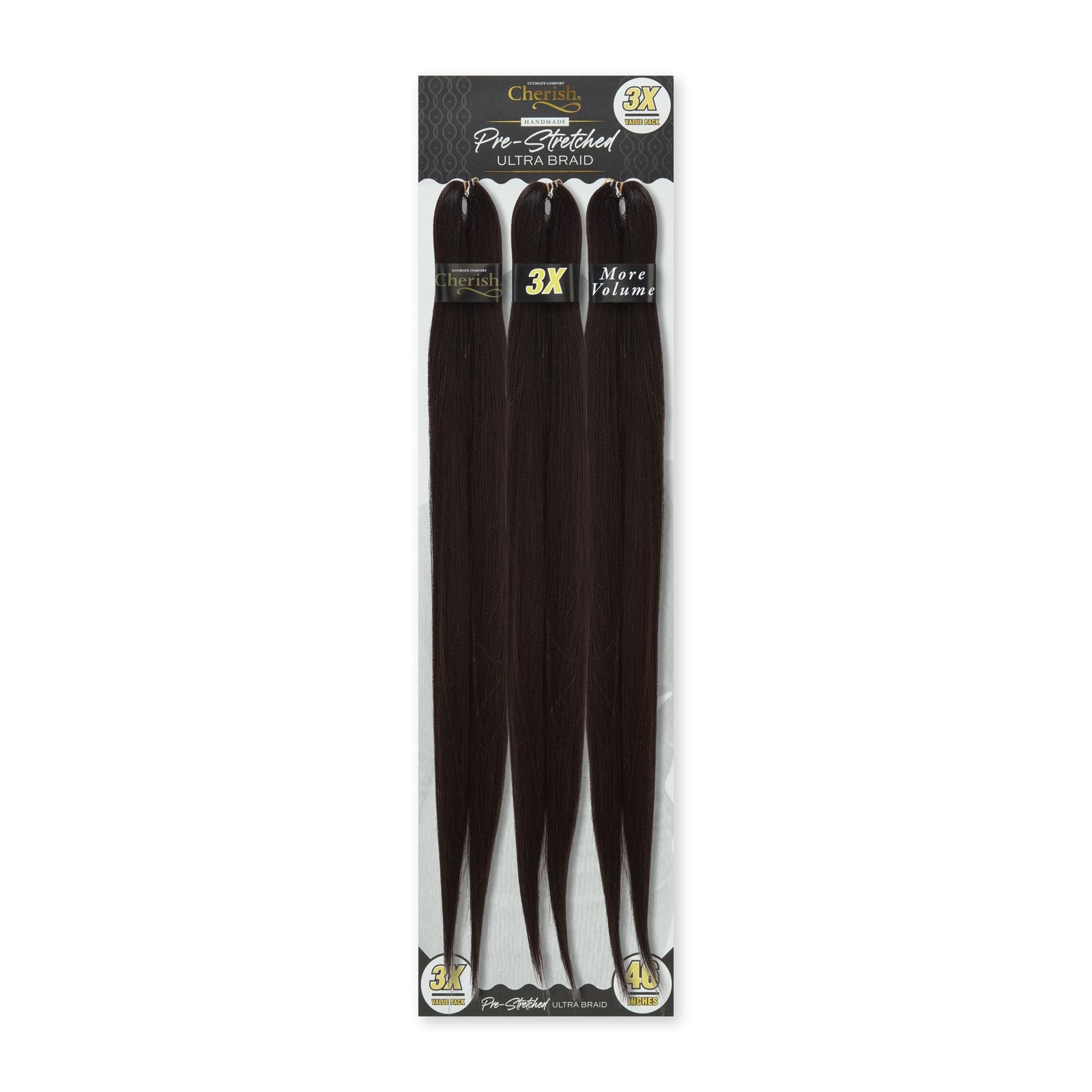 Cherish Ultimate Comfort Pre-Stretched Ultra Braid Hair 3X pack 46"