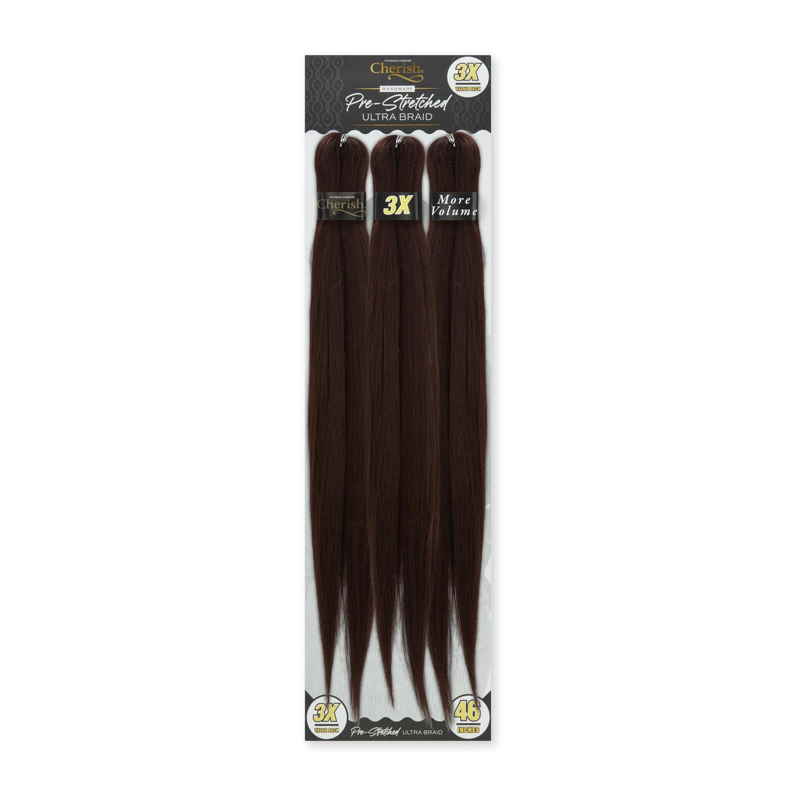 Cherish Ultimate Comfort Pre-Stretched Ultra Braid Hair 3X pack 46"