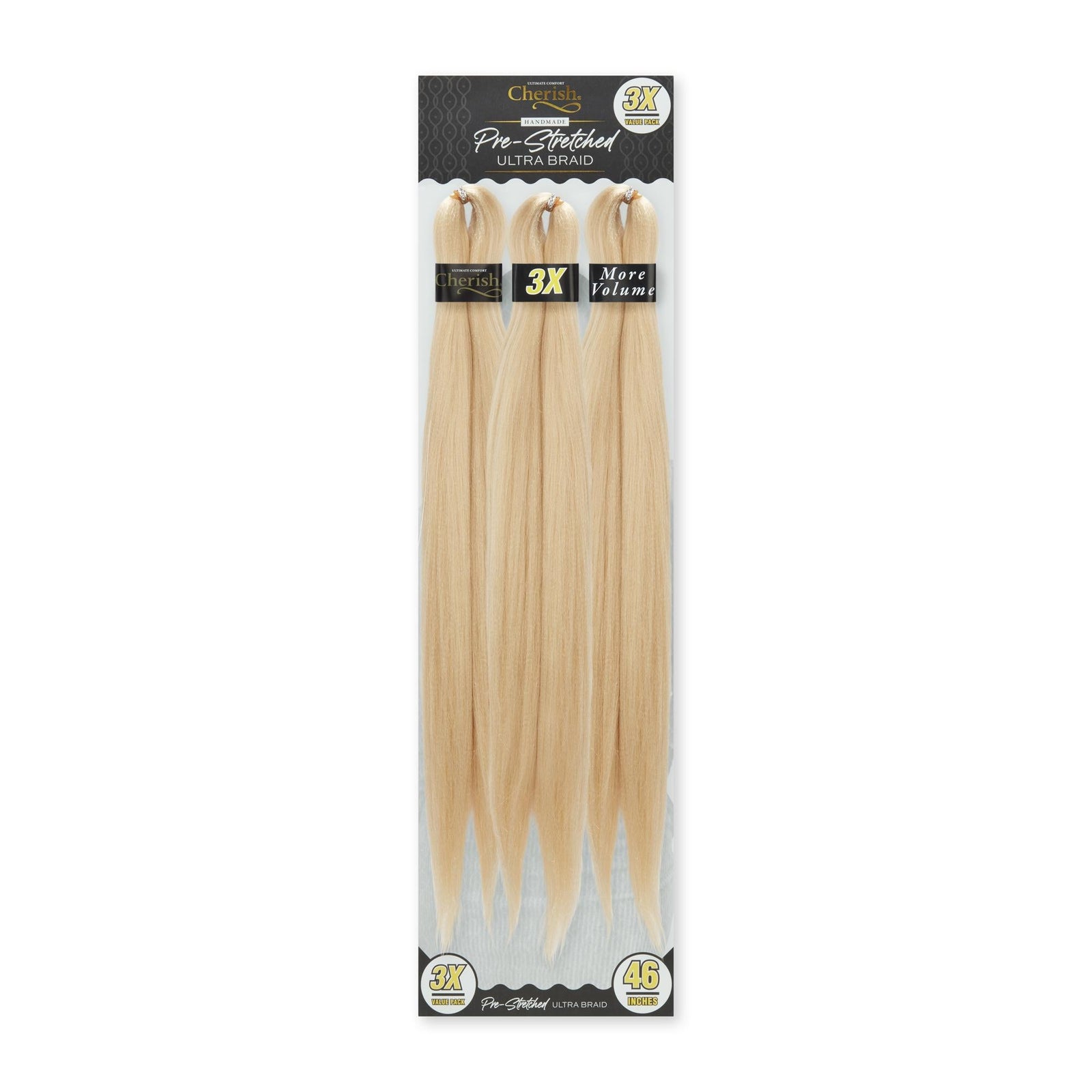 Cherish Ultimate Comfort Pre-Stretched Ultra Braid Hair 3X pack 46"